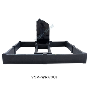 Russian Style Black Granite Tombstone Natural Stone Headstones with Cross