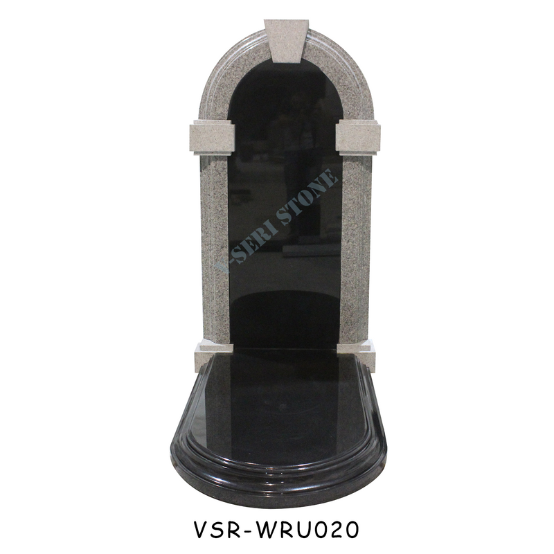 Russian Granite Cemetery Monuments in G684 and Indian Black