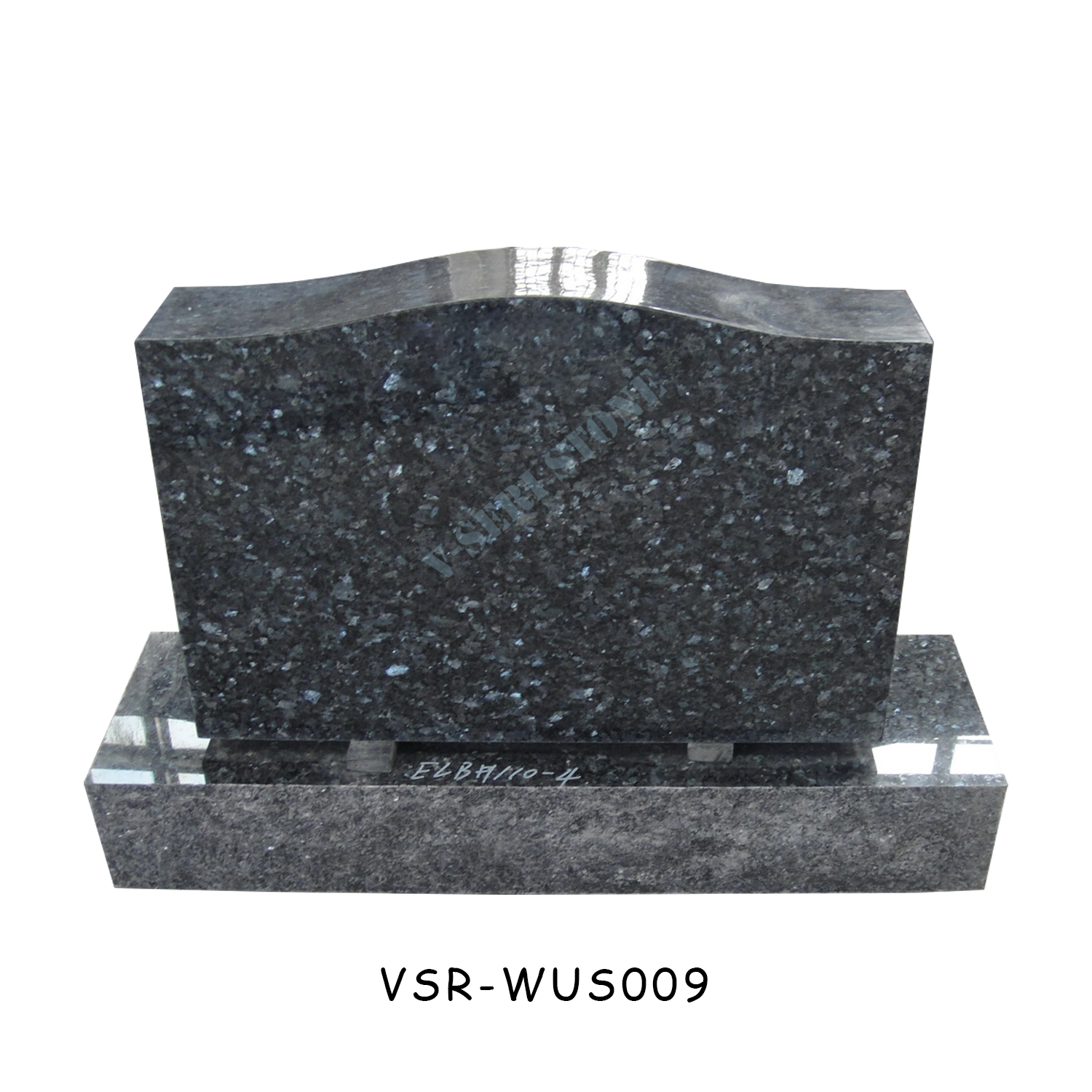Natural Stone Polished Blue Pearl Granite Monuments for Memorial