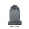 Floral Rose Designs Grey Granite Funeral Monument for Meaningful Memories