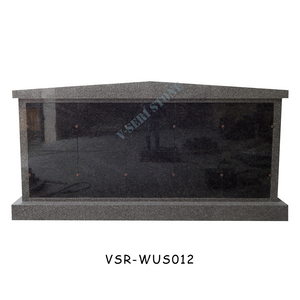 American Grey Black Granite Headstone for Memorial/Dead/Cemetery/Graveyard