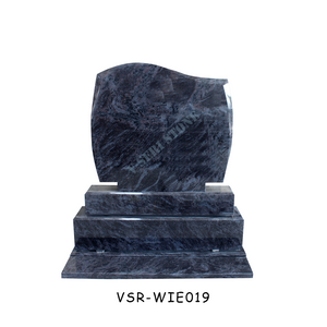 Ireland Style Granite Monument Upright in Bahamas Blue