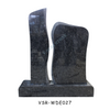 Irregular Shape Monument Memorial Gravestone in Tan Brown Granite