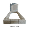 Premium G606 Pink Granite Gravestone Monuments with Tree Design for Graves