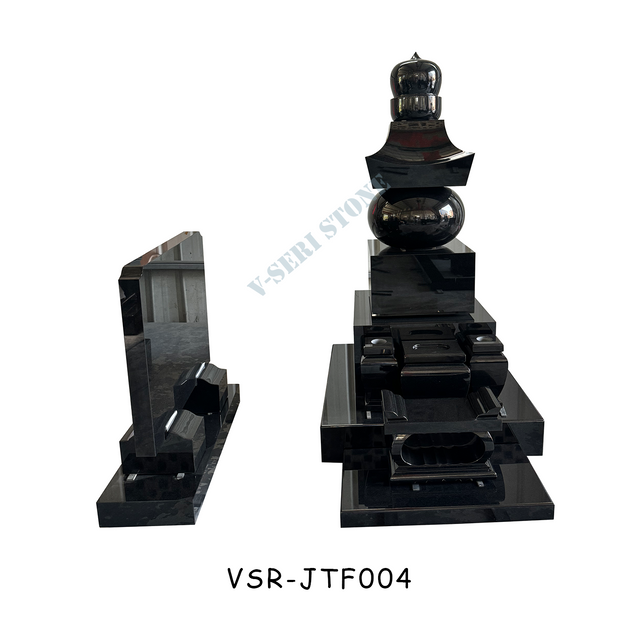 Nature Black Granite Stone Monument Tombstone with Premium Quality