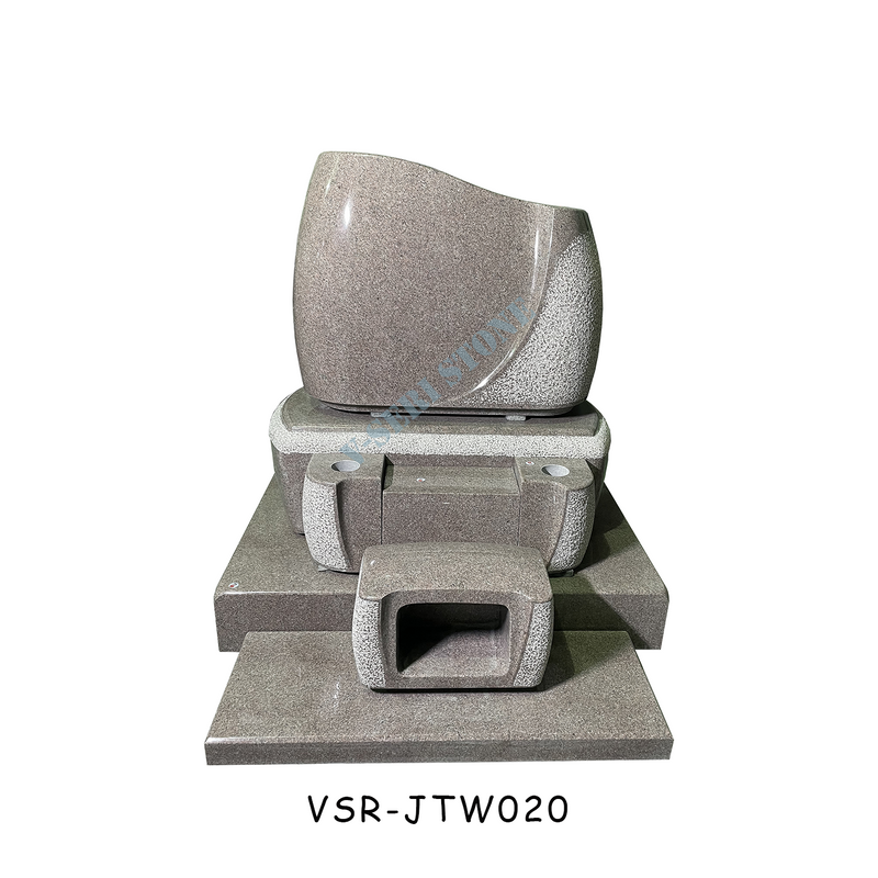 Most Beautiful Cremation Headstone Cremation Monuments in Pink Granite