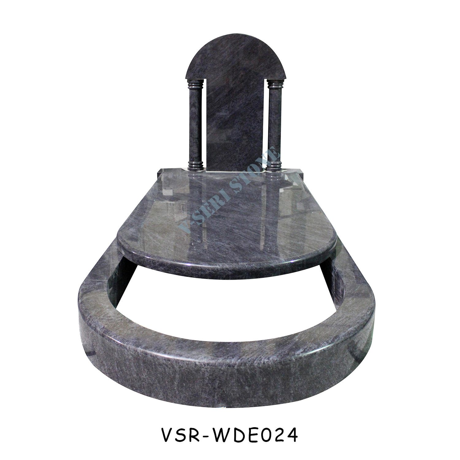  Best Granite Bahamas Blue Marble Monuments Headstone with Columns