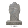 High Quality Unique Shape Pink Granite Headstone Monument