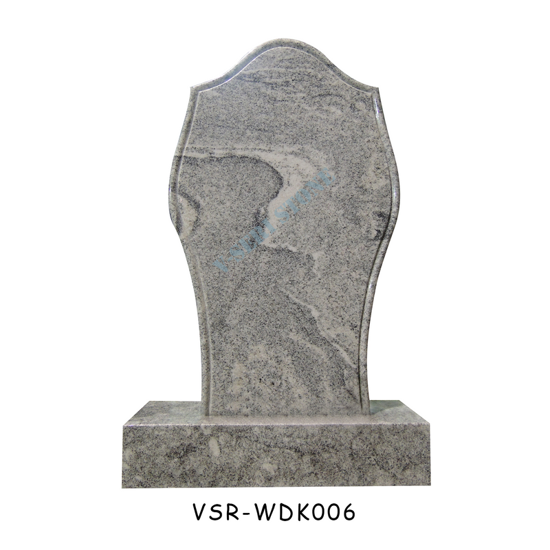 High Quality Unique Shape Pink Granite Headstone Monument