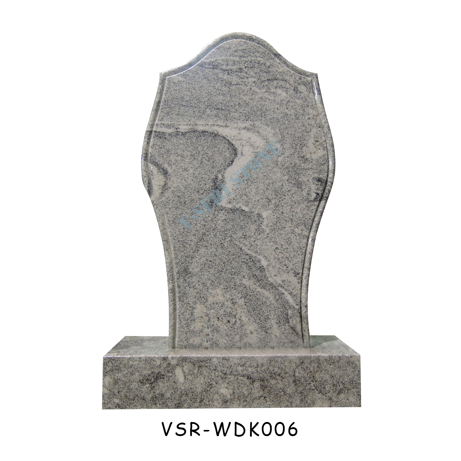 High Quality Unique Shape Pink Granite Headstone Monument