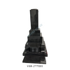 Japanese Style Customized Absolute Black Granite Monuments with Epitaph Plaque