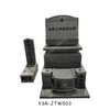 Japanese Grey Granite Gravestones Cremation Memorial with Sandblasted Lettering