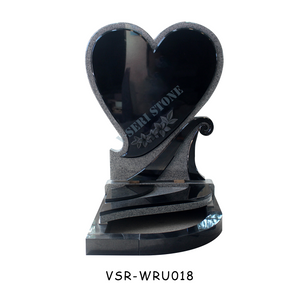 Handcrafted Russian Granite Heart Gravestones for Cherished Legacies