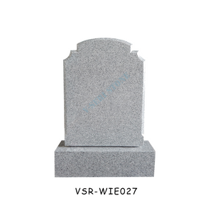 China G603 Light Grey Granite Tombstone with Standard Size