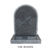 Classic UK Style Granite Headstones in Impala Black for Graves