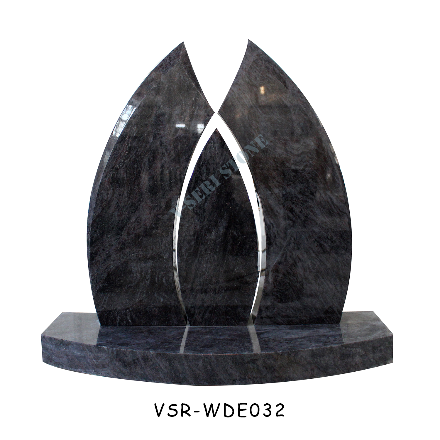  European Granite Blue Headstone Tombstone Small Gravestone