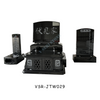 Personalized Japanese Market Black Granite Grave Monuments with Lettering Carved