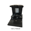 Durable Japanese Black Granite Tombstones Personalized Headstones with Columns