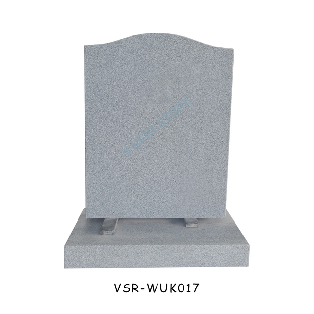 UK Market Small Grave Stone Markers Polished Grey Memorial Tombstone