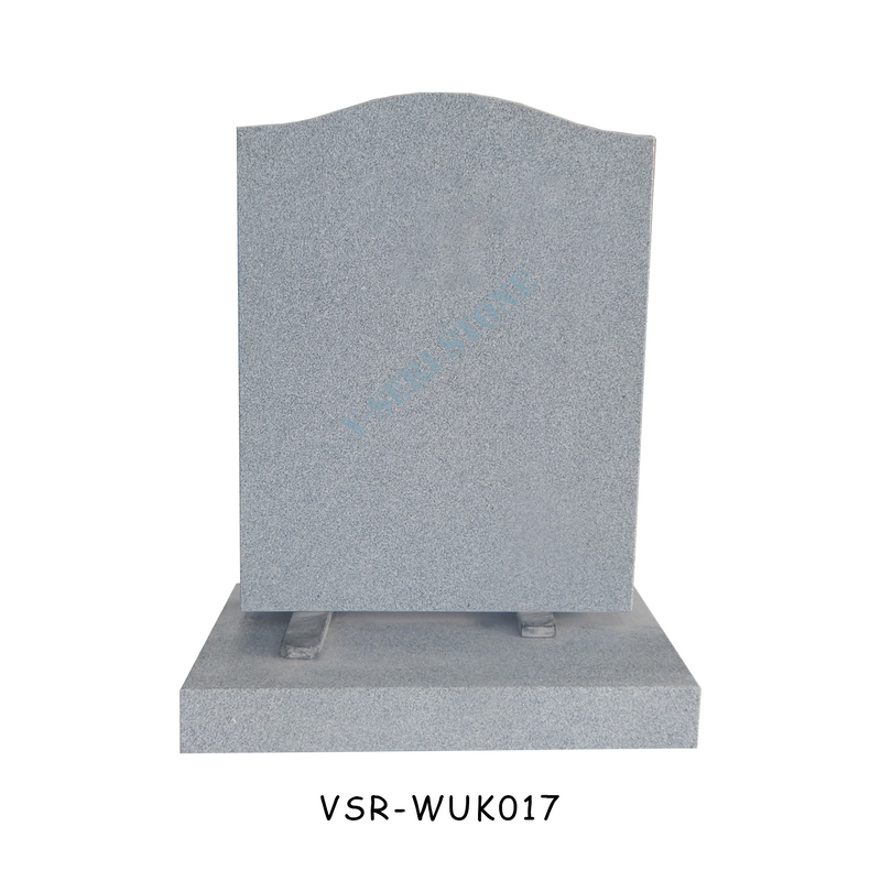 UK Market Small Grave Stone Markers Polished Grey Memorial Tombstone
