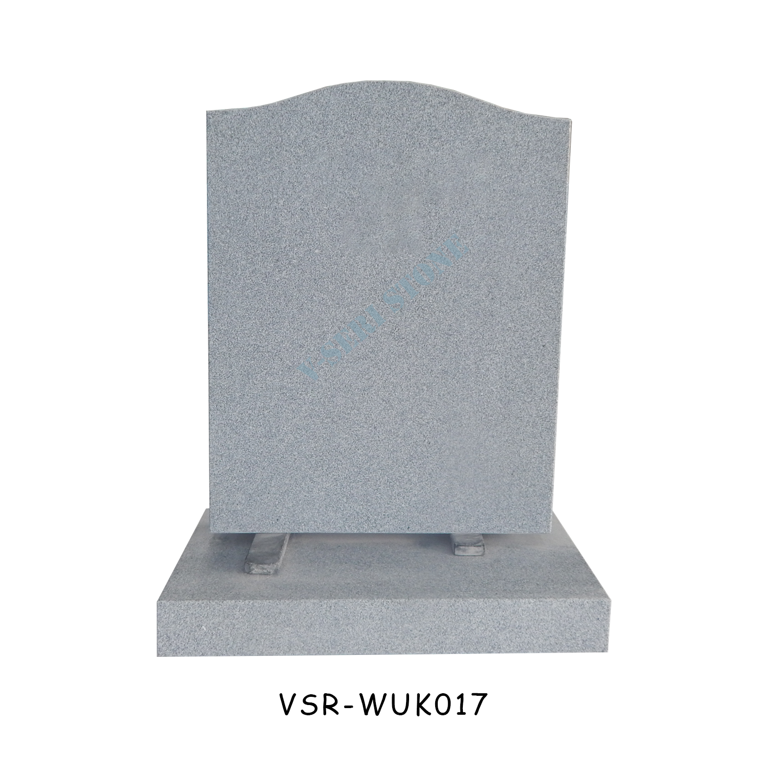 UK Market Small Grave Stone Markers Polished Grey Memorial Tombstone