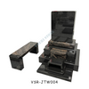 Personalized Two-Tone Combined Black and Brown Granite Headstones with a Bench